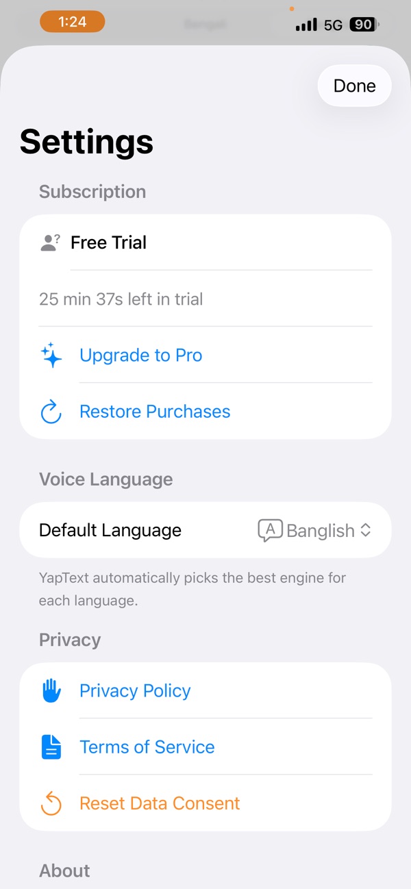 YapText screenshot 5